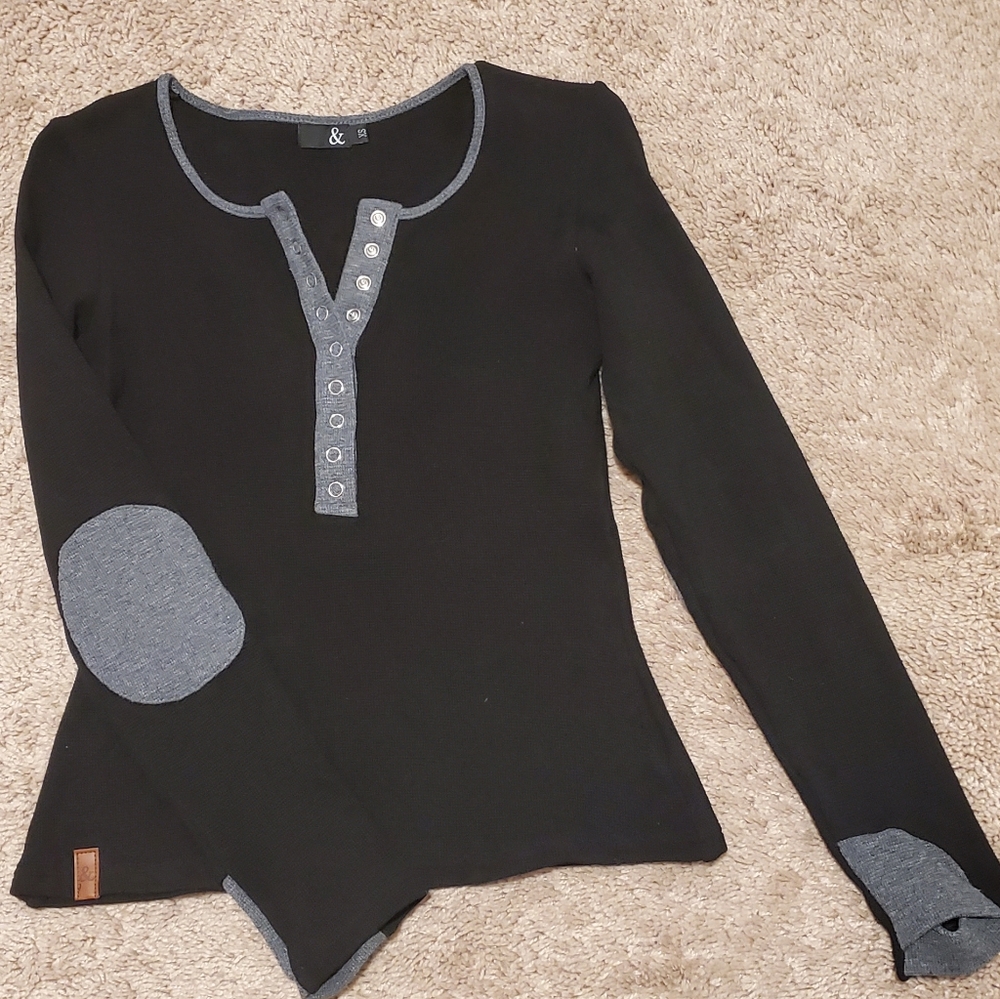 Elbow Patch Henley